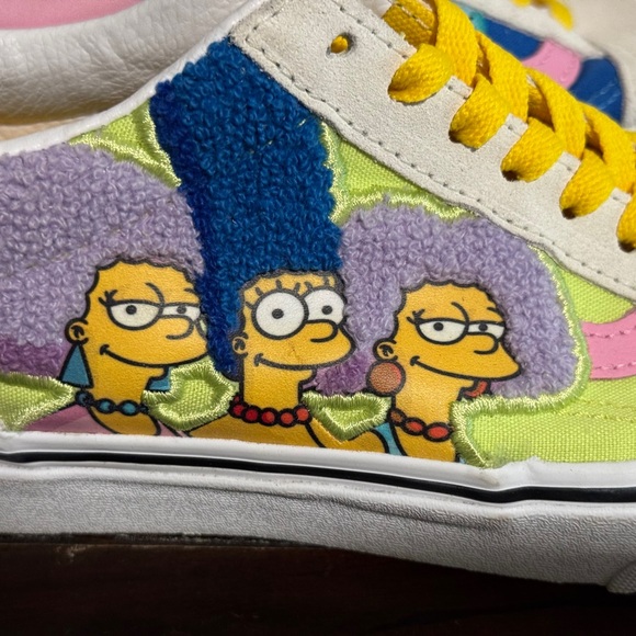 Vans Old Skool The Simpsons Marge Simpson‎ Family Multi Color Women Shoes 7.5 - Picture 7 of 10